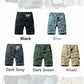 Short surdimensionné avec poches multiples pour hommes