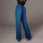 Pantalon large étincelant pour femmes-Respirant et confortable