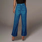 Pantalon large étincelant pour femmes-Respirant et confortable