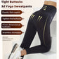 Pantalon de yoga extensible à taille haute/pantalon requin (avec poches)