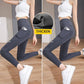 Pantalon de yoga extensible à taille haute/pantalon requin (avec poches)