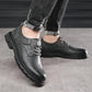 Chaussures en Cuir Cargo Vintage pour Hommes