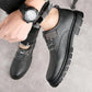 Chaussures en Cuir Cargo Vintage pour Hommes