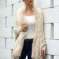 Automne et hiver gland cape châle cardigan couleur unie pull laine