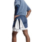 Short double couche pour les sports de musculation et de loisirs