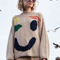 Happy Sunday-Pull en Tricot pour Femmes