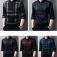 Chemise à carreaux à manches longues de haute qualité pour hommes