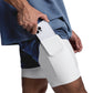 Short double couche pour les sports de musculation et de loisirs