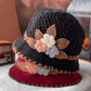 Le cadeau le plus élégant et le plus réconfortant 👒Chapeau tricotée à fleurs pour femmes
