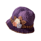 Le cadeau le plus élégant et le plus réconfortant 👒Chapeau tricotée à fleurs pour femmes