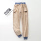 Pantalon de jogging doublé sherpa pour femme