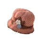 Le cadeau le plus élégant et le plus réconfortant 👒Chapeau tricotée à fleurs pour femmes