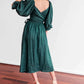Robe polyvalente à manches bouffantes et volants français-Deux façons de le porter