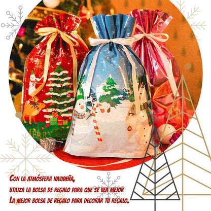 🎄🎁Sacs cadeaux De Noël Avec Cordon De Serrage (30 pièces)🎊