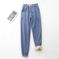Pantalon de jogging doublé sherpa pour femme