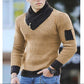 Pull à col roulé en tricot pour hommes Gentlemen Style Ethnique Pullover