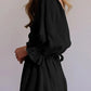 Robe polyvalente à manches bouffantes et volants français-Deux façons de le porter