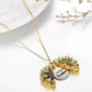?"You Are My Sunshine"?Collier Tournesol Avec Boîte Cadeau
