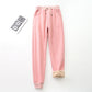 Pantalon de jogging doublé sherpa pour femme