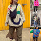 Happy Sunday-Pull en Tricot pour Femmes