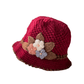 Le cadeau le plus élégant et le plus réconfortant 👒Chapeau tricotée à fleurs pour femmes