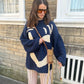 Happy Sunday-Pull en Tricot pour Femmes