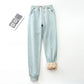 Pantalon de jogging doublé sherpa pour femme