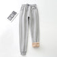 Pantalon de jogging doublé sherpa pour femme