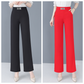Pantalon d'été ample en soie glacée pour femmes