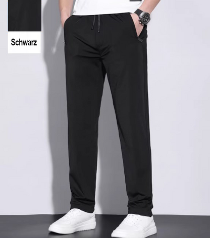 Pantalon de survêtement en soie glacée d'été pour hommes-Achetez 2 livraison gratuite