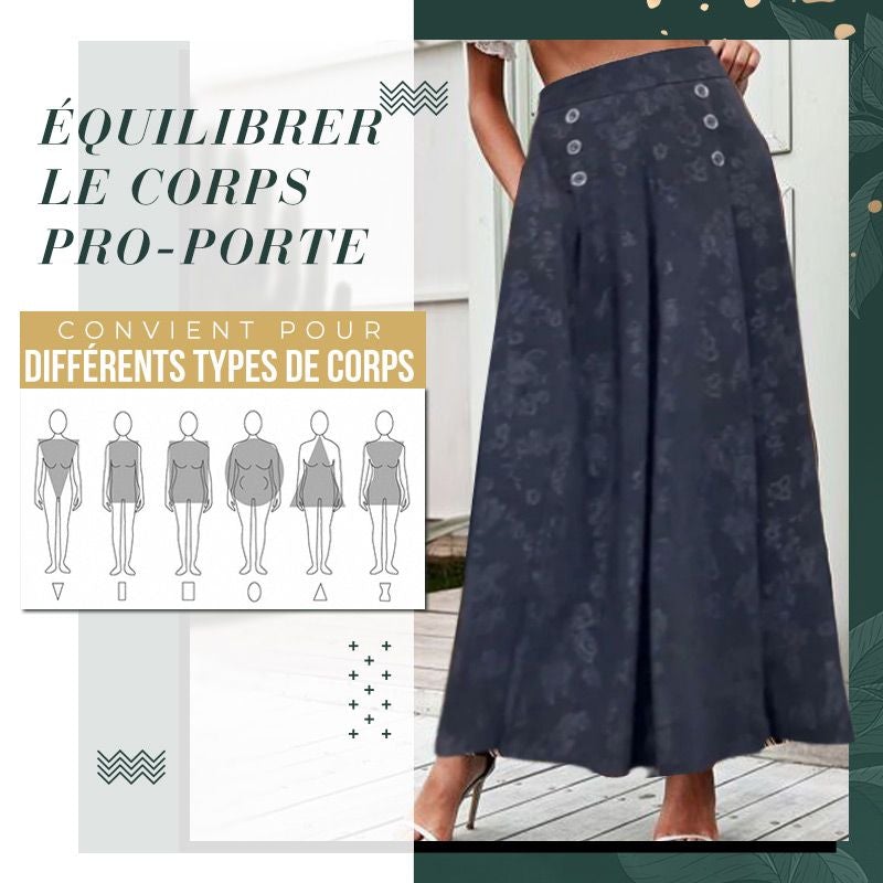 Pantalon à taille haute(50% DE RÉDUCTION)