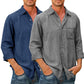 50 % de réduction --- Chemise en jean pour homme 【manches longues】