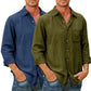 50 % de réduction --- Chemise en jean pour homme 【manches longues】