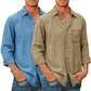 50 % de réduction --- Chemise en jean pour homme 【manches longues】