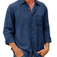 50 % de réduction --- Chemise en jean pour homme 【manches longues】