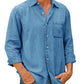 50 % de réduction --- Chemise en jean pour homme 【manches longues】