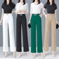 Pantalon d'été ample en soie glacée pour femmes