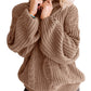 Pull en maille jacquard à col roulé