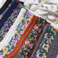 ( Vente de Noël anticipée ) -5 paires de chaussettes vintage brodées à fleurs