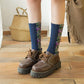 ( Vente de Noël anticipée ) -5 paires de chaussettes vintage brodées à fleurs