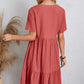 Robe Décontractée à Taille Nouée