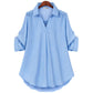 ❤Street Fashion Women's V-neck Casual Loose Comfy Shirt-9