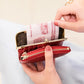 Livraison gratuite à l'achat de deux ✨ Mini portefeuille de cartes carré pour dames