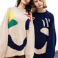 Happy Sunday-Pull en Tricot pour Femmes