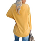 50% de réduction pour une durée limitée! Haut en tricot ample à manches longues et col en V pour femmes