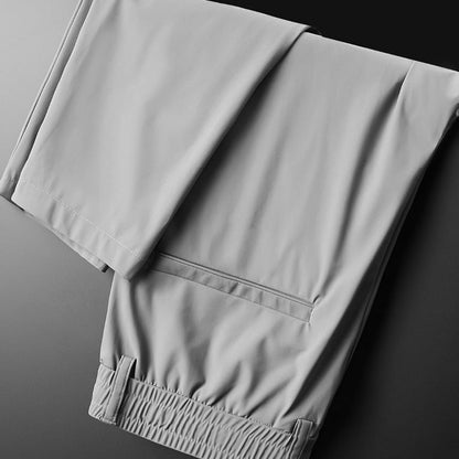 Pantalon de survêtement en soie glacée d'été pour hommes-Achetez 2 livraison gratuite