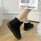 [Meilleur cadeau pour elle] Bottes d'hiver en peluche pour femmes