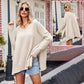Joli cadeau*Pull surdimensionné à la mode pour femmes, pull sexy
