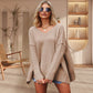 Joli cadeau*Pull surdimensionné à la mode pour femmes, pull sexy