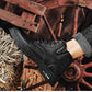 （Livraison gratuite）Bottes à lacets zippées vintage pour hommes